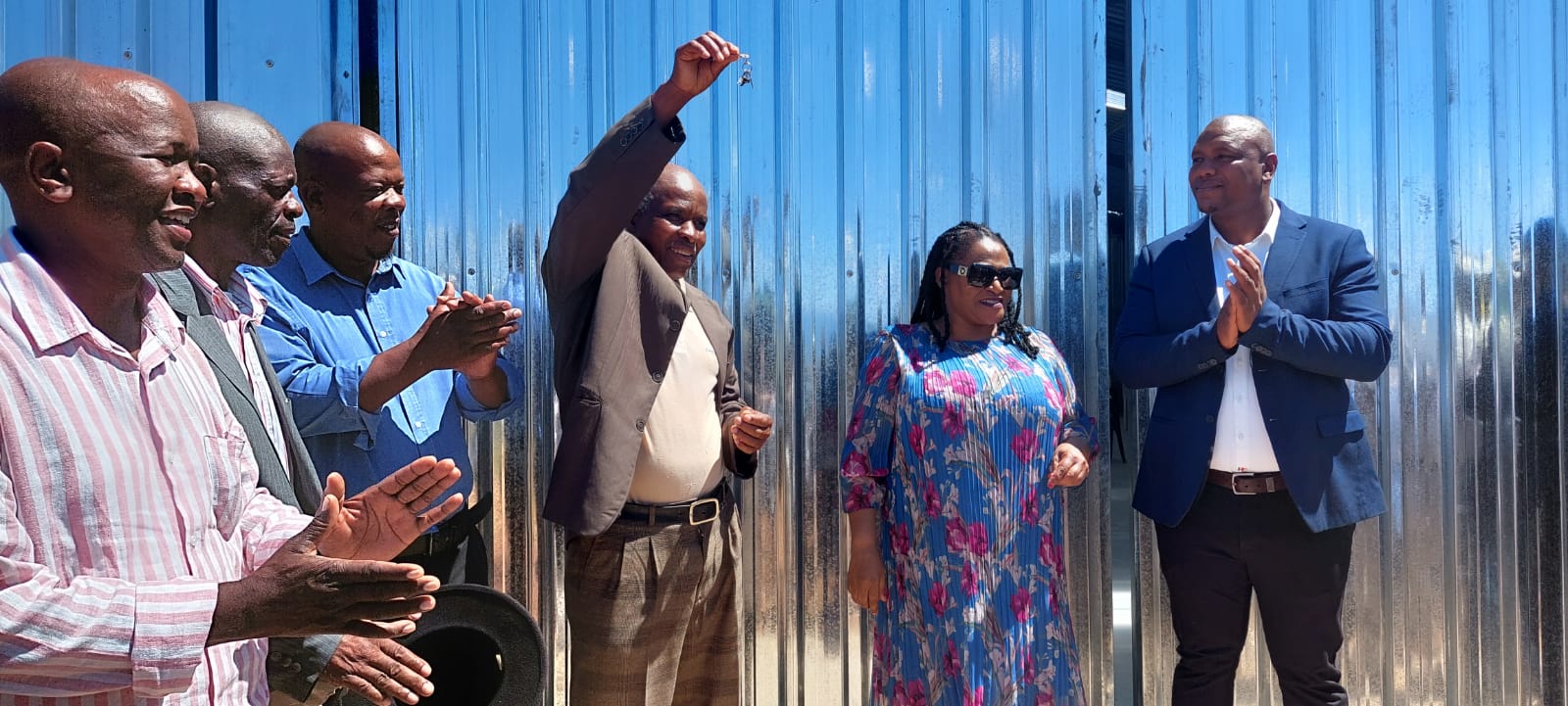 Jubilation as MEC Pieters hands over R1, 3 million shearing shed to Sterkspruit farmers