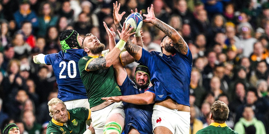 South Africa beat France to reach semi-finals