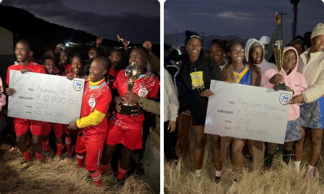 Rural Sports Shine: Abahlobo FC and Young Ladies Crowned ZNF Tournament Champions