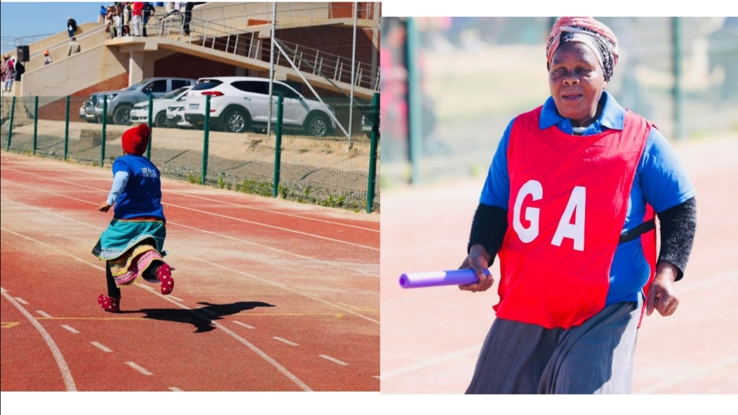 Elderly individuals show enthusiasm in their fitness games at Mphuthumi Mafumbatha Stadium