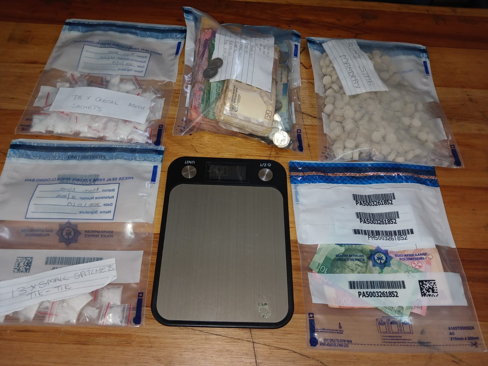 Police confiscate drugs worth R38 777.00 during raid in Maletswai
