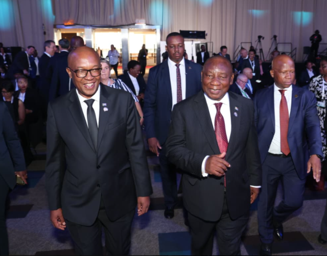 cyril ramaphosa parks tau