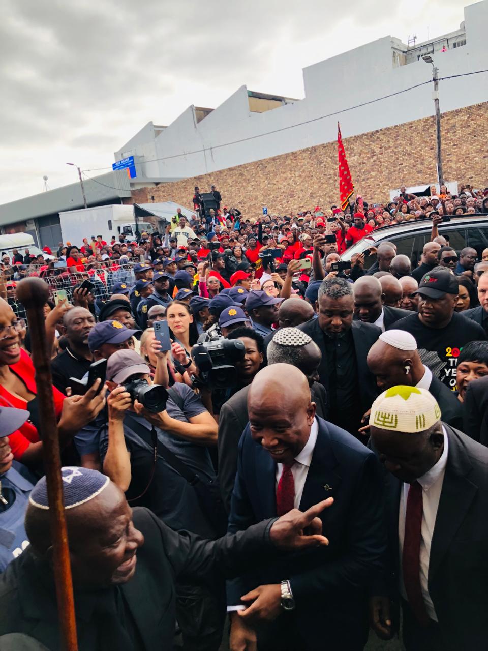 SAPS tightens security during Malema court proceedings in East London