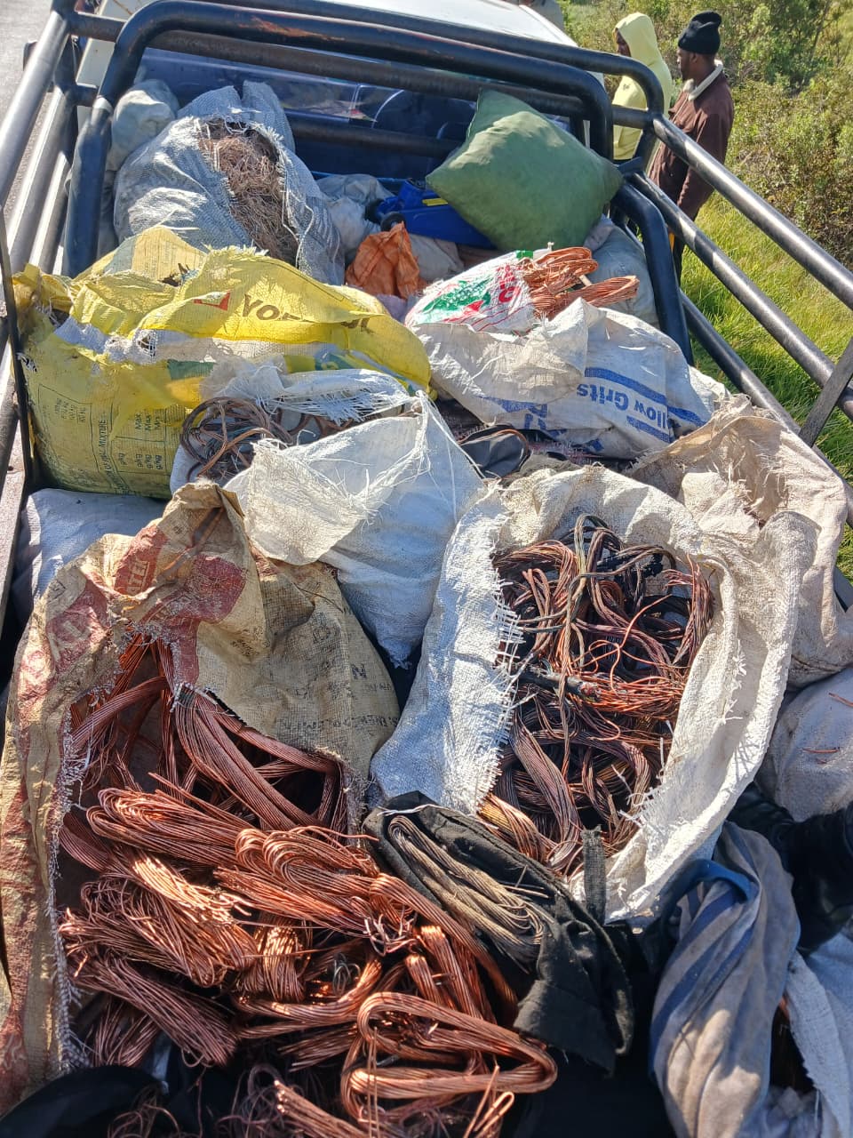 Nine arrested with suspected stolen copper worth R600,000 in Eastern Cape bust