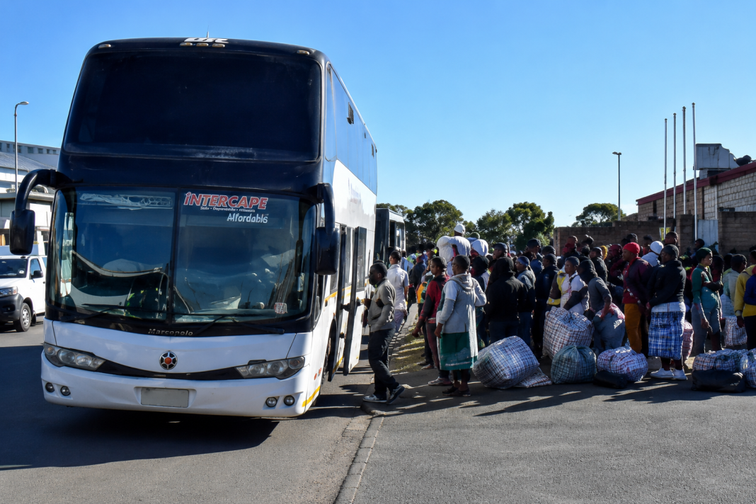 Malawians waiting to be repatriated to Musina