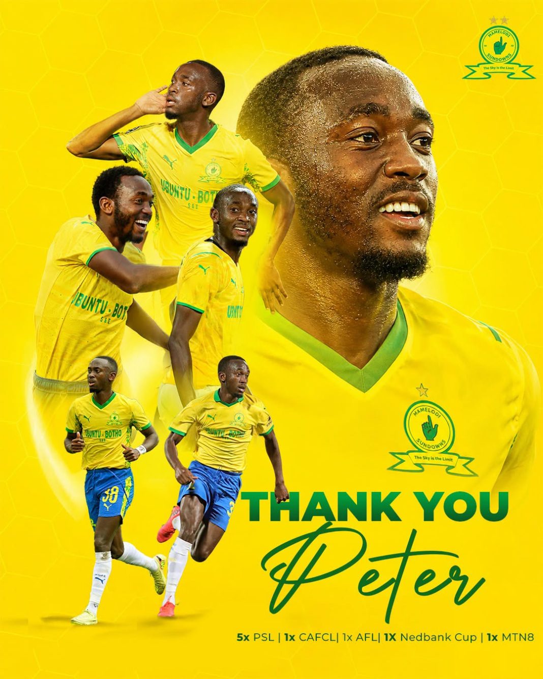 PSL goal machine Peter Shalulile leaves Mamelodi Sundowns