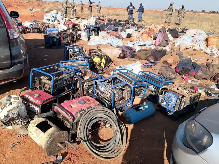 121 Arrested in major illegal mining crackdown on West Rand