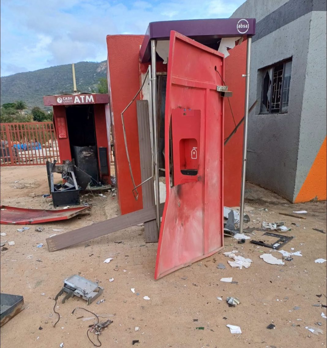 Four suspects hunted after ATM bombing in Limpopo